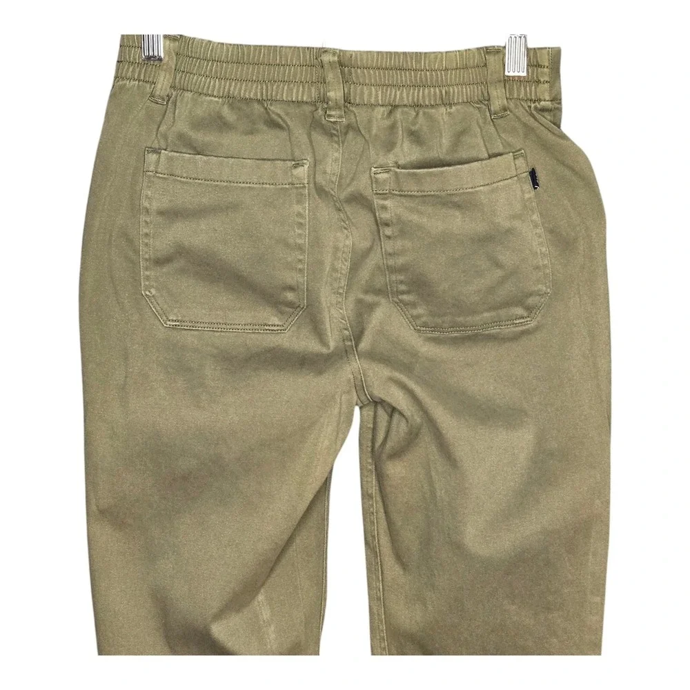 GAP Chino Pants Relaxed Fit Casual Comfortable Stretch Olive Green Womens Size 4